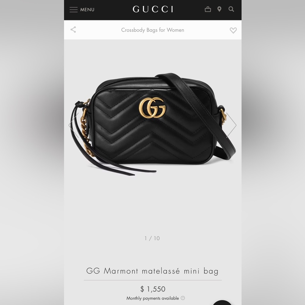 Gucci marmont MINI
